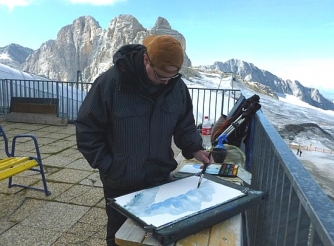 Kurzvideo: Malen am Dachstein